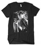 Cybertela High Roller Sexy Girl Men's T-shirt (Black, Small)